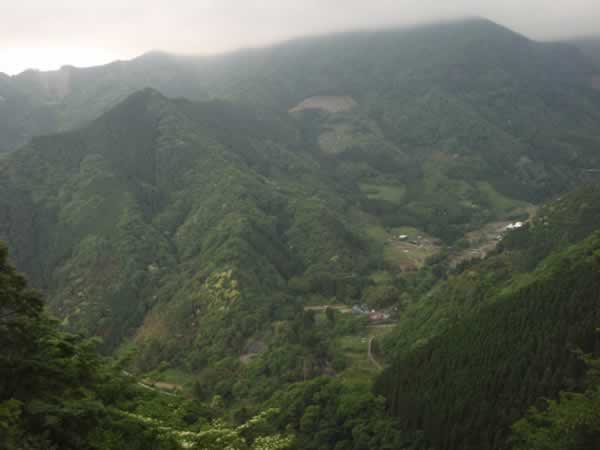 View of Mountains around Toroku Fukutani
